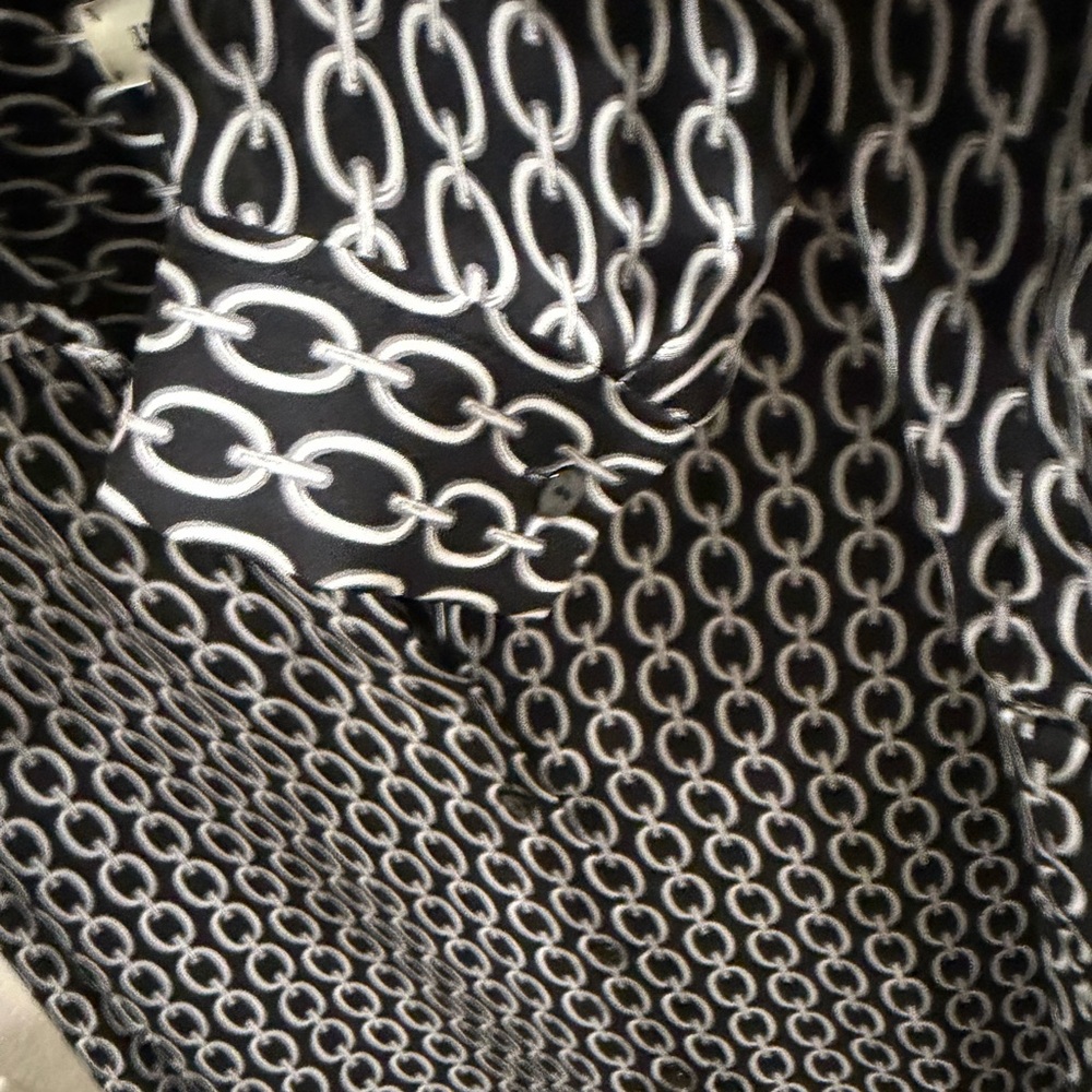 L'agence Monochrome Chain Pattern Button Down Shi… - image 4